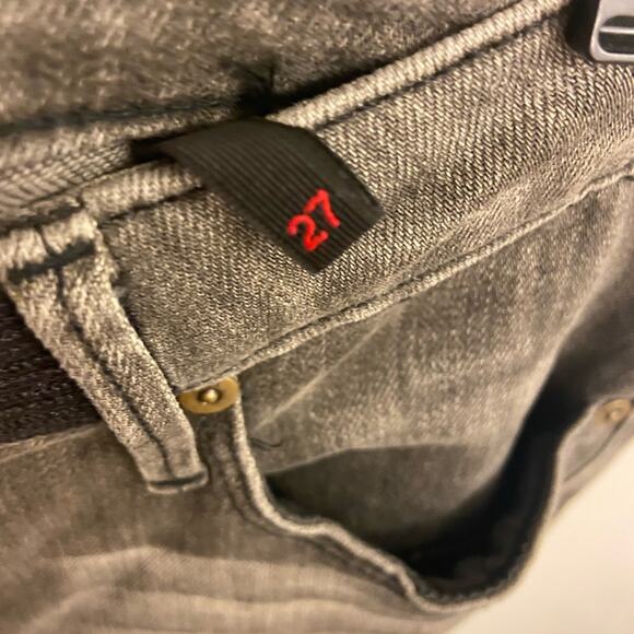 RtA Road to Awe Double Back Zip Jeans Perfect Grey Size 27 - Picture 7 of 11